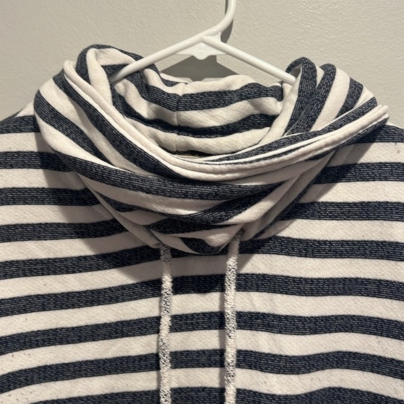 Cowl Neck Drawstring Sweater - Picture 2 of 6